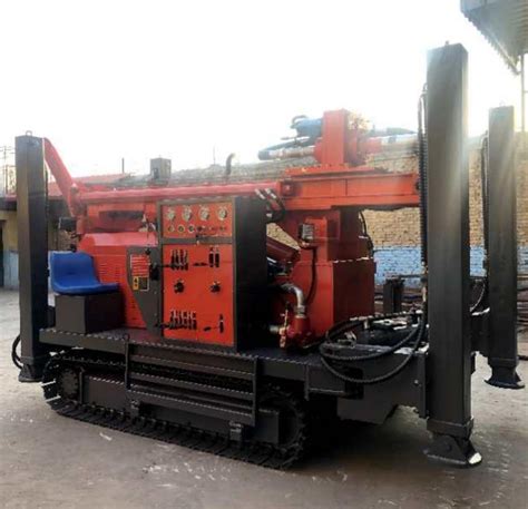 200 Meters Portable Hard Rock Borehole Well Dth Crawler Water Drill