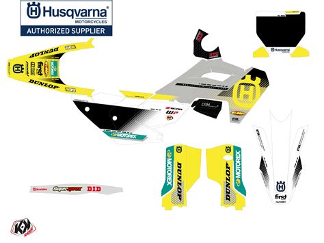 kit déco motocross husqvarna origin k24 gris Kutvek