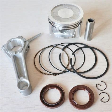 Mm Piston Rings Connecting Rod Crankshaft Oil Seal Repair Kit For