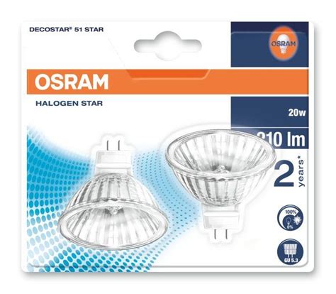 Osram Decostar 51S 12V 20W GU5 3 36D Lamp Belgie