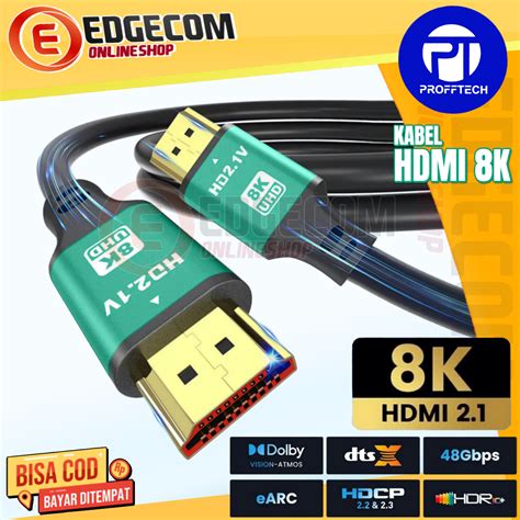 Profftech Kabel Hdmi Male V K Hz Uhd Highspeed