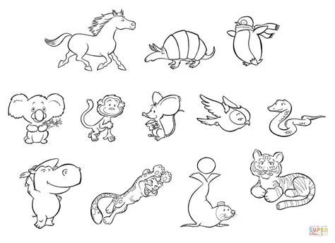 Free Printable Coloring Pages Baby Animals - Coloring Nation