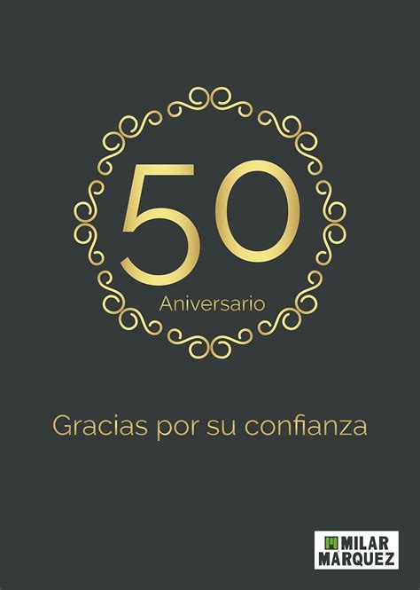 Cartel Tienda 50 Aniversario Diseño Web Valencia Diseño Web Murcia