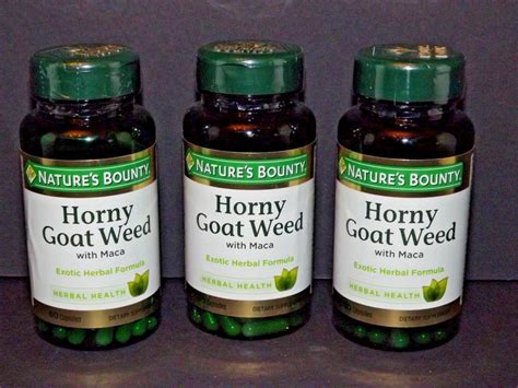 Thuốc uống chống suất tinh sớm Nature s Bounty Horny Goat Weed Mỹ 60 Viên