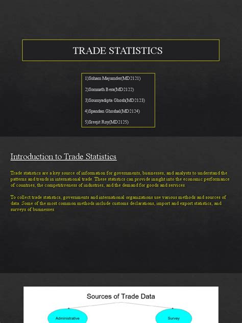 MOSPI Present 1 | PDF | Balance Of Trade | Trade Agreements