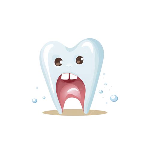 Teeth Emoji Vector Design Teeth Emoji With Healthy Teeth Condition ...