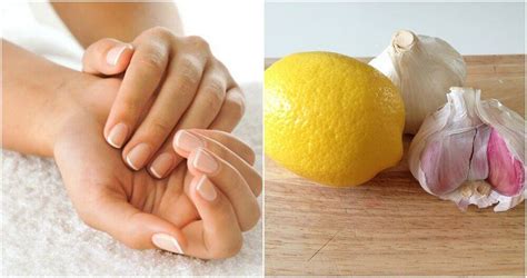 How To Use Garlic And Lemon To Strengthen Your Nails Step To Health