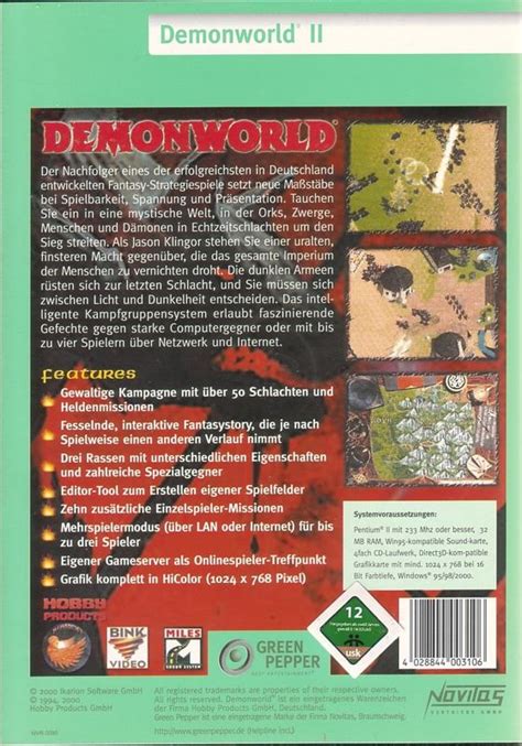 Demonworld Dark Armies Windows Box Cover Art Mobygames