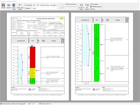 Estratigrafía Registros GEO5 Software Geotécnico