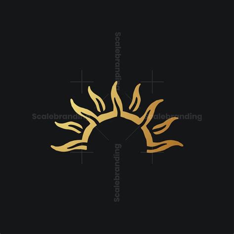 Golden Sunset Logo Nel 2024 Creativo