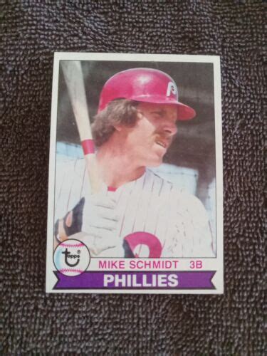 Topps Mike Schmidt Philadelphia Phillies Baseball Card Ebay