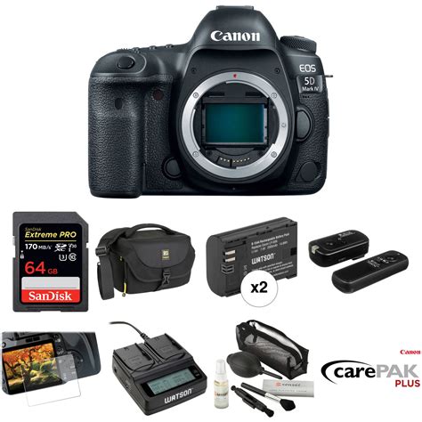 Canon EOS 5D Mark IV DSLR Camera Body Deluxe Kit B&H Photo Video