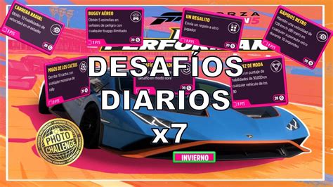 Forza Horizon Desaf Os Diarios X Desaf Odefotos Invierno Serie