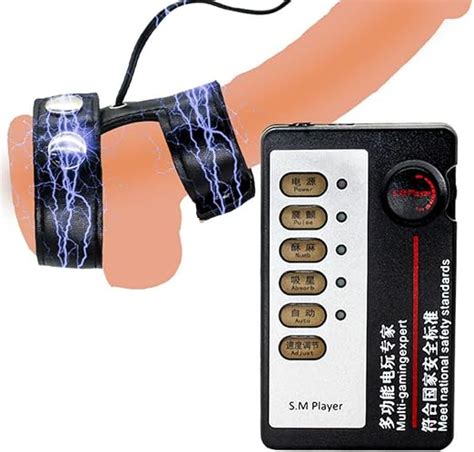 Erun Electric Shock Chastity Cage Electric Shock Single And Dual Output Host Sexual