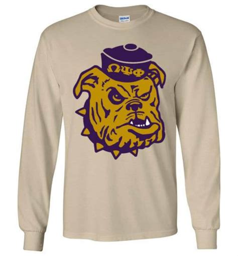 Omega Psi Phi Long Sleeve T Shirt Ed 1 Etsy