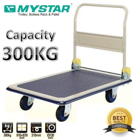 Mystar Kg Mm Hand Truck Trolley Heavy Duty Troli Besar Shopee