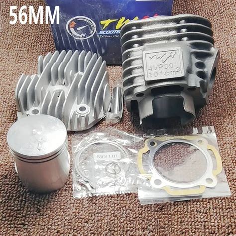 For BWS100 AXIS AEROX100 Cylinder Kit 56mm 4VP Engine Piston 150cc 2