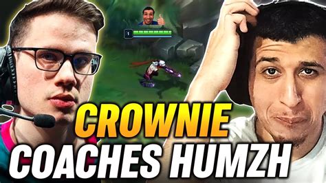 Humzh Gets Coached On Adc By Crownshot In Challenger Youtube