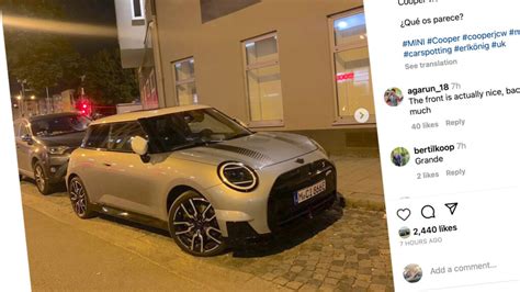 Hot Electric Mini Cooper JCW Spotted Completely Undisguised