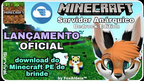 Lançamento Do Servidor Oficial Survival Minecraft Bedrock Servidor