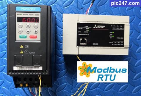 Mitsubishi Fx U Modbus Rtu Inovance Md Tutorial Plc