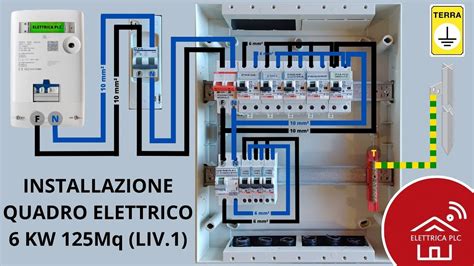 17 INSTALLAZIONE QUADRO ELETTRICO 6KW 125Mq LIV 1 YouTube