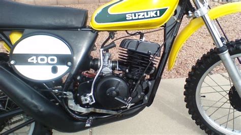 1974 Suzuki Tm 400 Vintage Mx Ahrma Racer Cyclone Tm400