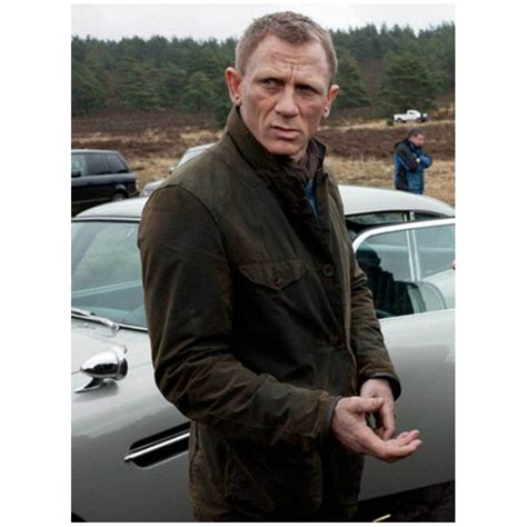 James Bond Skyfall Daniel Craig Veste Barbour Jacket Marvel Jacket