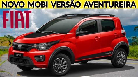 Novo Fiat Mobi Trekking 2021 VersÃo Aventureira Youtube