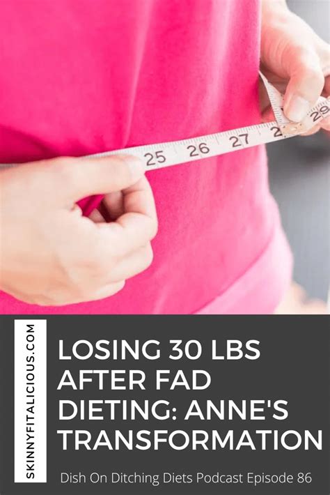 Losing 30 Pounds Annes Transformation Skinny Fitalicious®