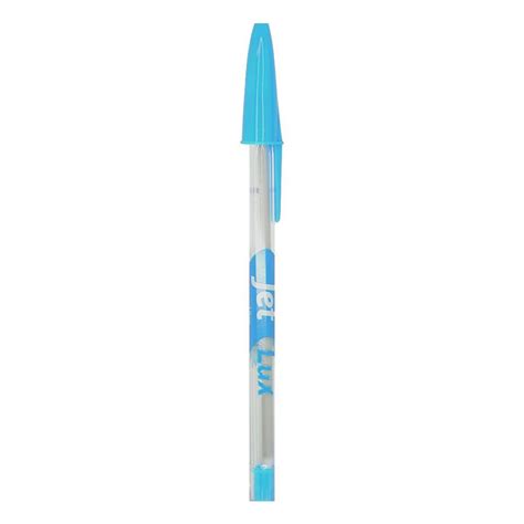 Caneta Compactor Jet Lux Azul Claro PAPEMIX Papelaria E Presentes