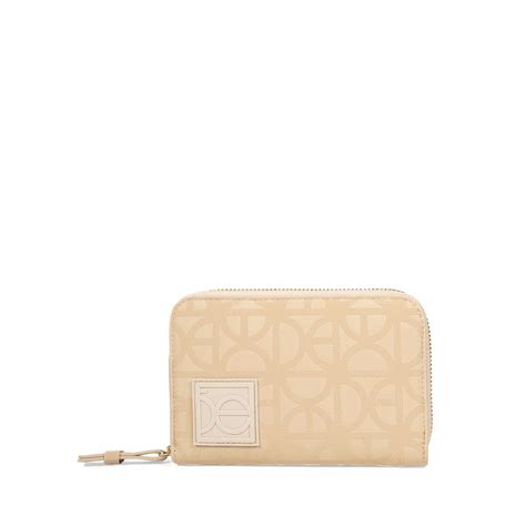 Billetera Cierre Sencillo Cloe Nude Para Mujer