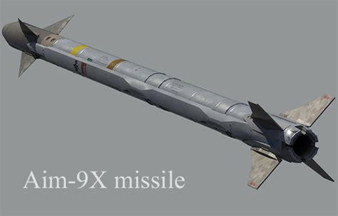 3d aim-9x missile