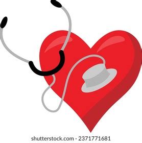 Heart Stethoscope Vector Image Clip Art Stock Vector (Royalty Free ...