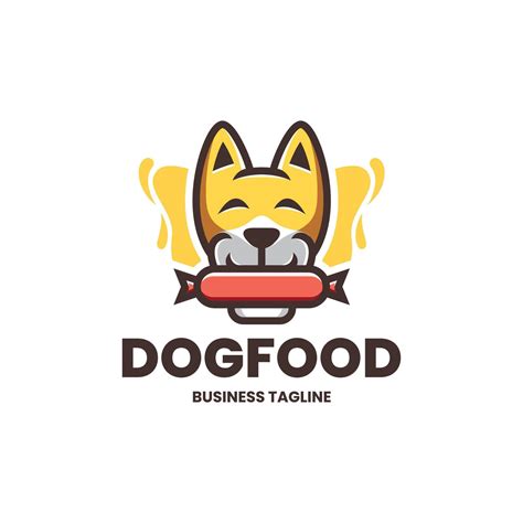 Cute Dog Food Logo Design 45695670 Vector Art At Vecteezy