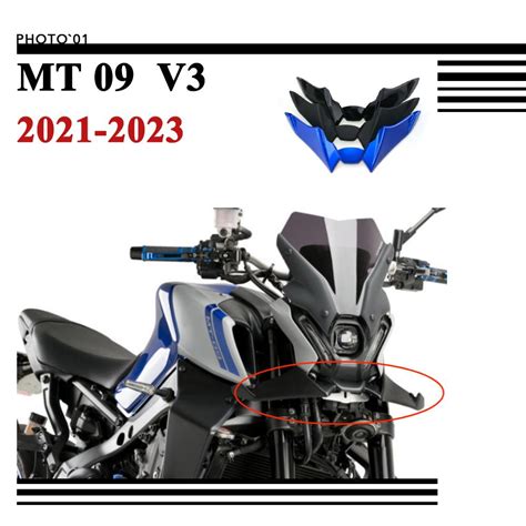 PSLER For Yamaha MT09 MT 09 V3 Winglet Front Fender Fairing Cover Wing