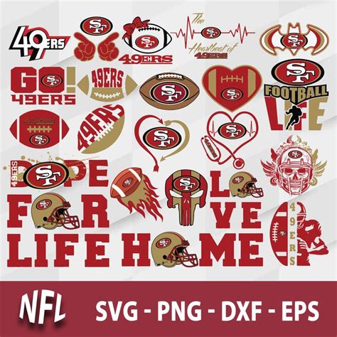 Bundle San Francisco Ers Svg San Francisco Ers Svg Nfl Inspire