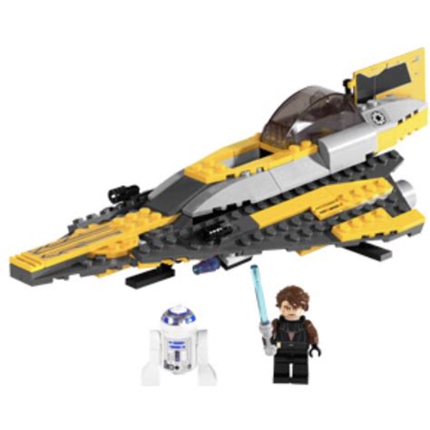 Lego Anakins Jedi Starfighter Set With Clone Wars White Box 7669 2