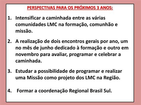 PPT PROBLEMAS DESAFIOS E PERSPECTIVAS PARA O FUTURO DOS LMC NA