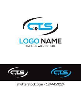 Cts Letter Logo Design Vector Illustration Stock Vector (Royalty Free ...