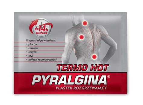 Pyralgina Termo Hot plaster rozgrzewający 1 sztuka ulotka cena i