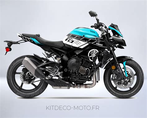 Yamaha MT 10 Graphic Kit Anniversary Cyan Kitdeco Moto Fr