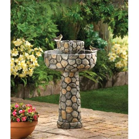 Zingz And Thingz 57070058 Wishing Well Rustic Solar Garden Water Fountain