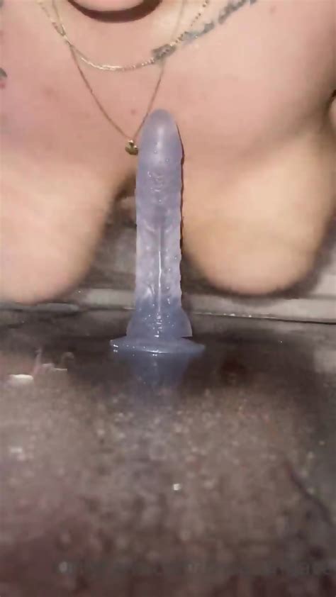 Showering With Dildo