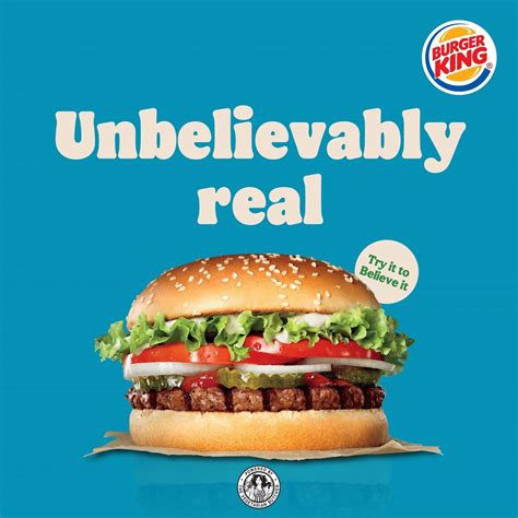 Plant - Based Whopper | It is natural 🌿, it is tasty 😋, and it is real