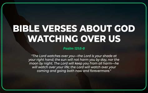 21 Bible Verses About God Watching Over Us With Commentary