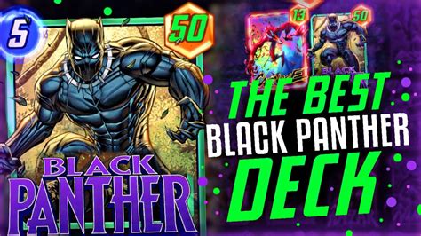 Black Panther Deck Marvel Snap Update Youtube