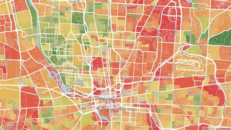 columbus  property crime rates   violent crime maps
