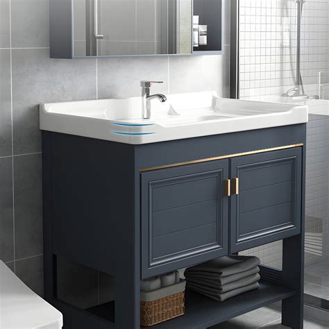 Glam Bathroom Sink Vanity Freestanding Single-Sink Bathroom Vanity ...