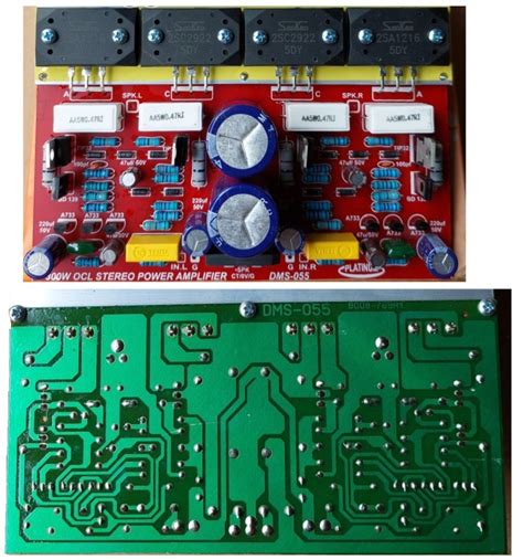 OCL 150 WATT DMS055 AUDIO SCHEMATICS COLLECTIONAUDIO SCHEMATICS